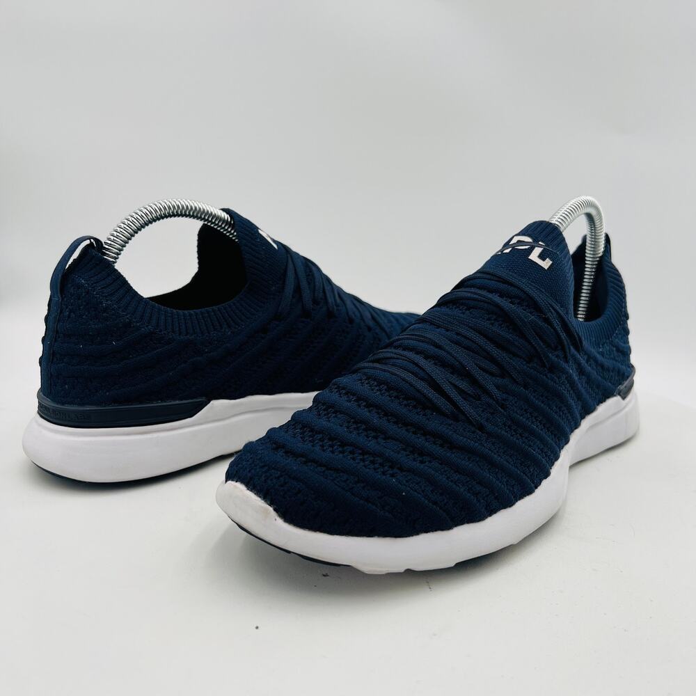 APL Athletic Propulsion Labs TechLoom Wave Logo-Patch Navy Women's Sneakers 7.5 - Picture 11 of 14